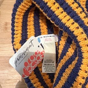 FP Movement by Free People Striped Orange and Blue Hat